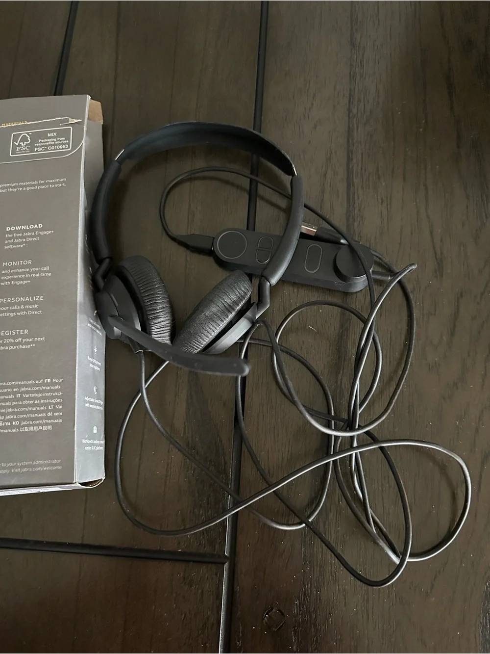 Engage 50 II Black USB-A Wired Headset